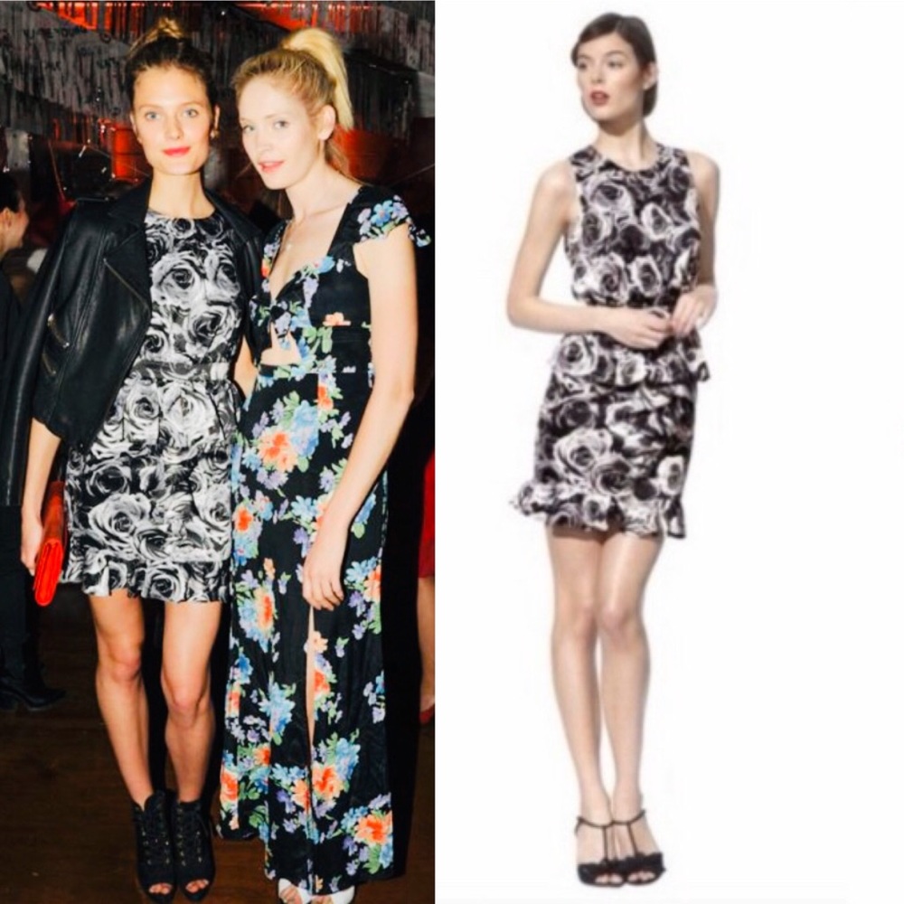 KATE YOUNG for Target ROSE Ruffle DRESS Size 2 - Picture 3 of 13